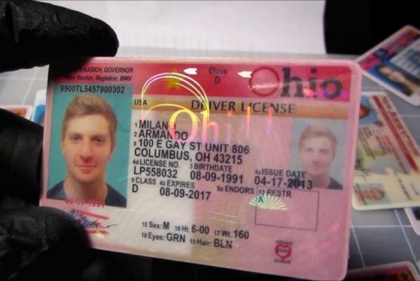 ohio fake driver license