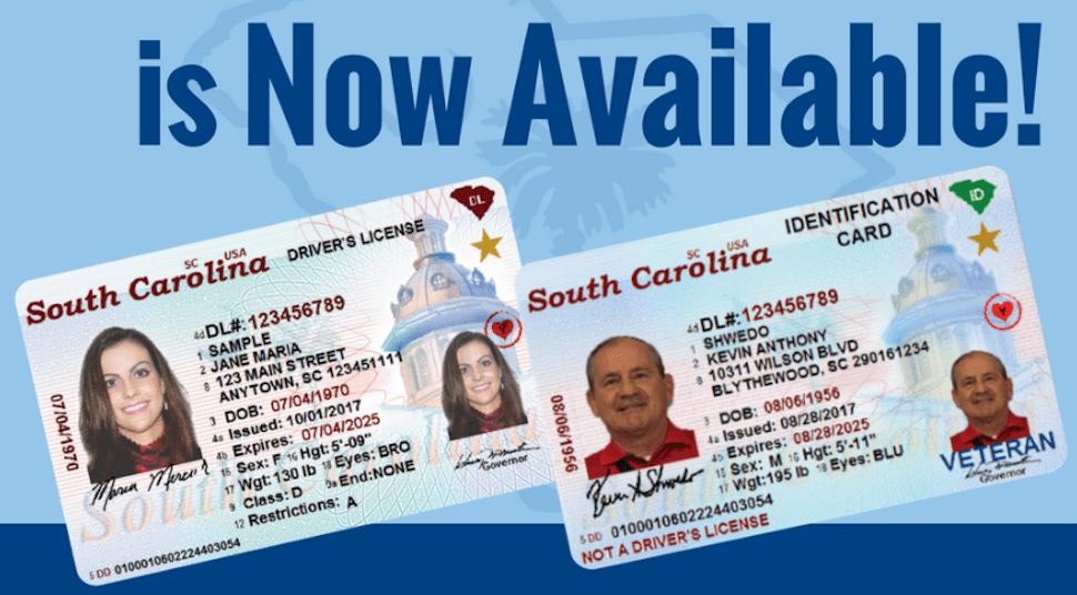 South Carolina Real ID